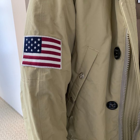 SAINTPAIN Parka Jacket in Beige (Small) - Picture 6 of 7